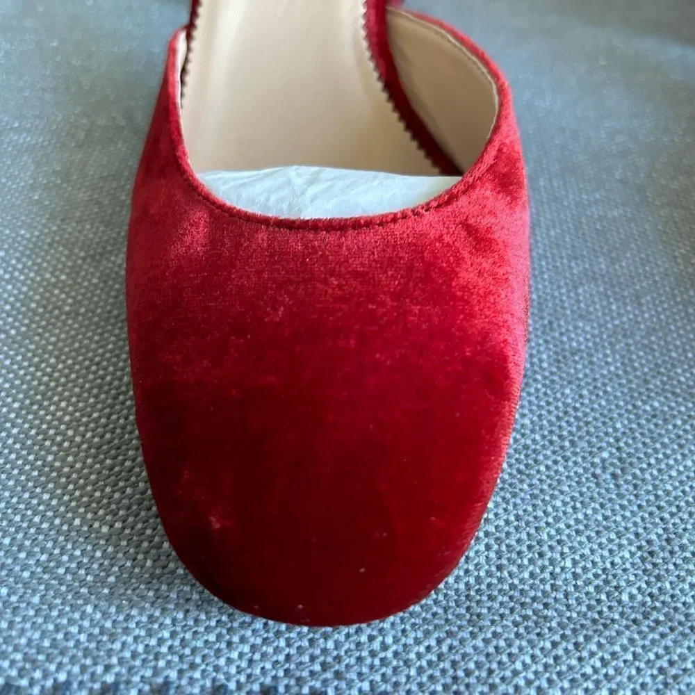 NWOT J.Crew Maisie Studded Velvet Heels